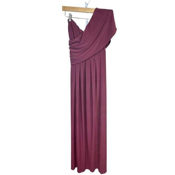 Loop dress by Carlos Saavedra Long Multi Look‎ Jersey Knit Gown Cabernet SZ M - Picture 6 of 12
